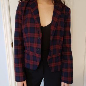 Zara plaid blazer